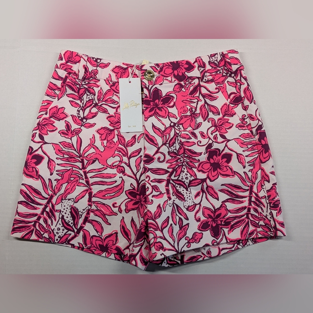 Lilly Pulitzer Gretchen High Rise Elderflower Shorts 5"